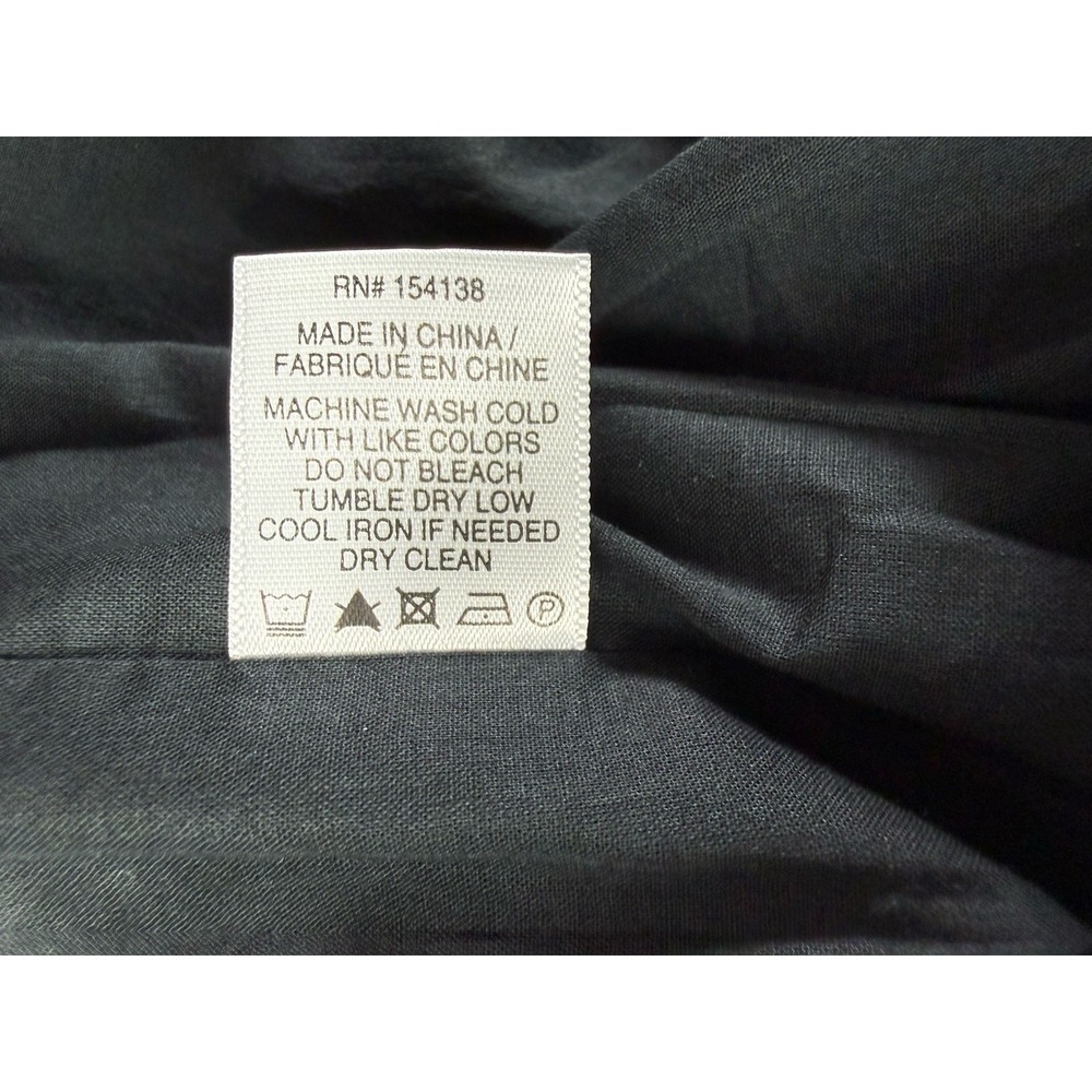 STAUD Sutton Lace Up Black‎ Midi Dress Size 10 New - Picture 13 of 14